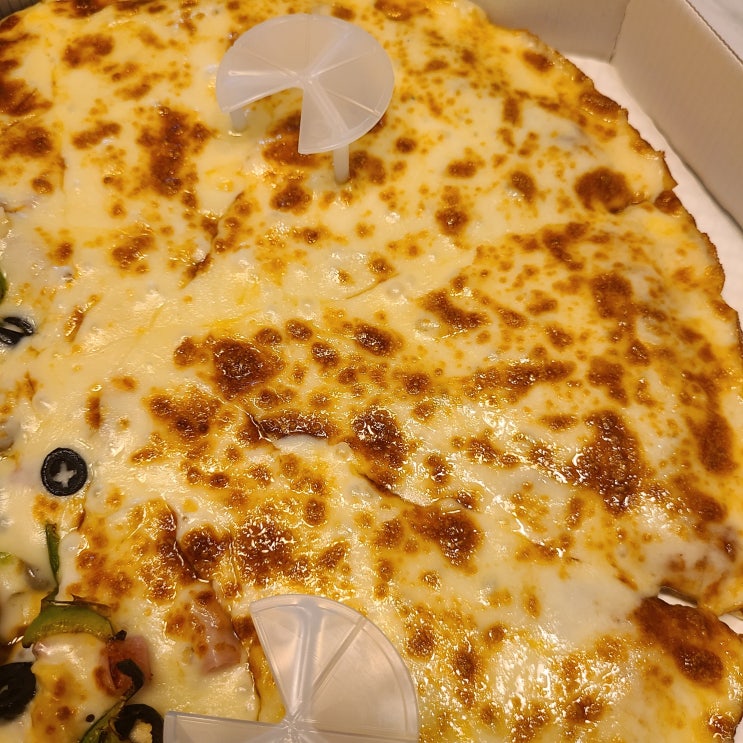  대구 감삼역 맛집) 두툼한 치즈와 토핑, 피자 배달 맛집 '한명숙 피자'