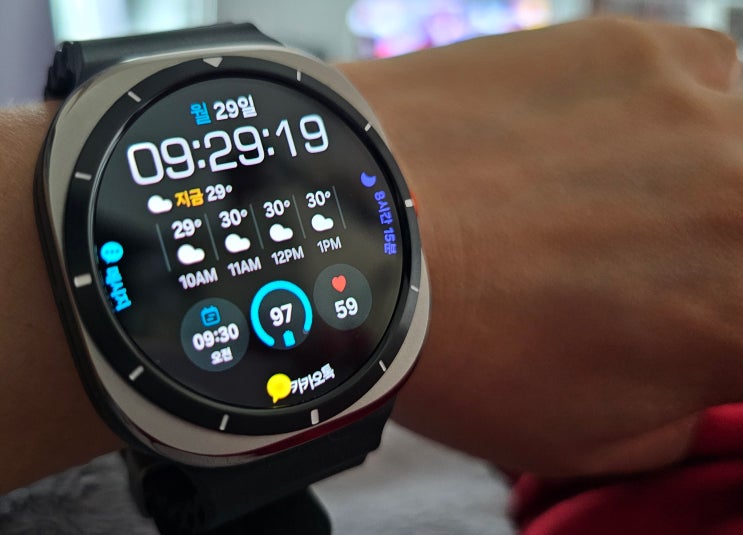  내돈내산 : 갤럭시 워치 울트라 티타늄 실버 Galaxy Watch Ultra 개봉 및 수면 체크