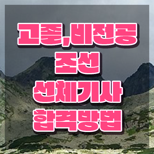  조선선체기사 시험응시조건 집에서 온라인으로 1학기에 완료한 노하우
