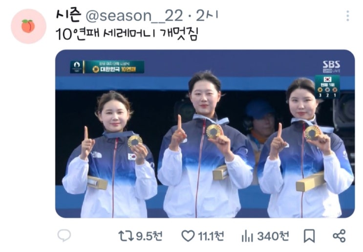  드립 천재들로 가득한 트위터로 보는 2024 파리올림픽 이모저모