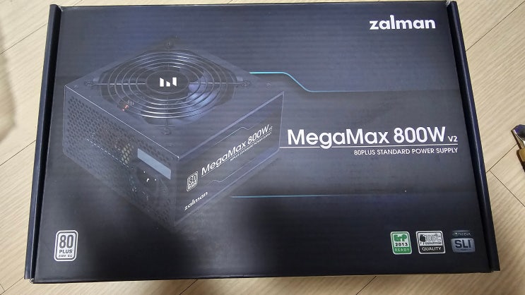  메인PC 파워교체 - 잘만 MegaMax 800W 80+ Standard