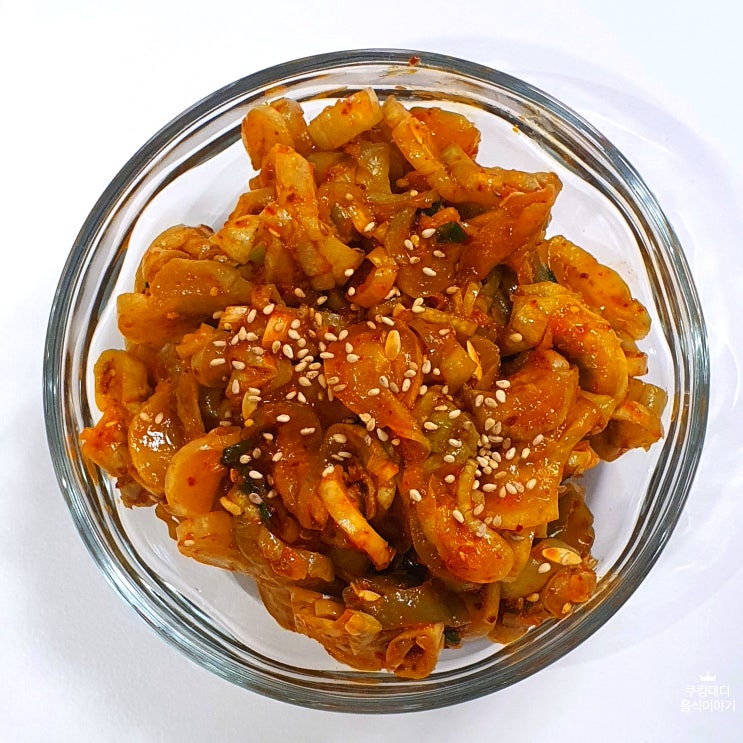  오이지무침 레시피 양념 만들기 집 여름철 별미 반찬 만드는 법