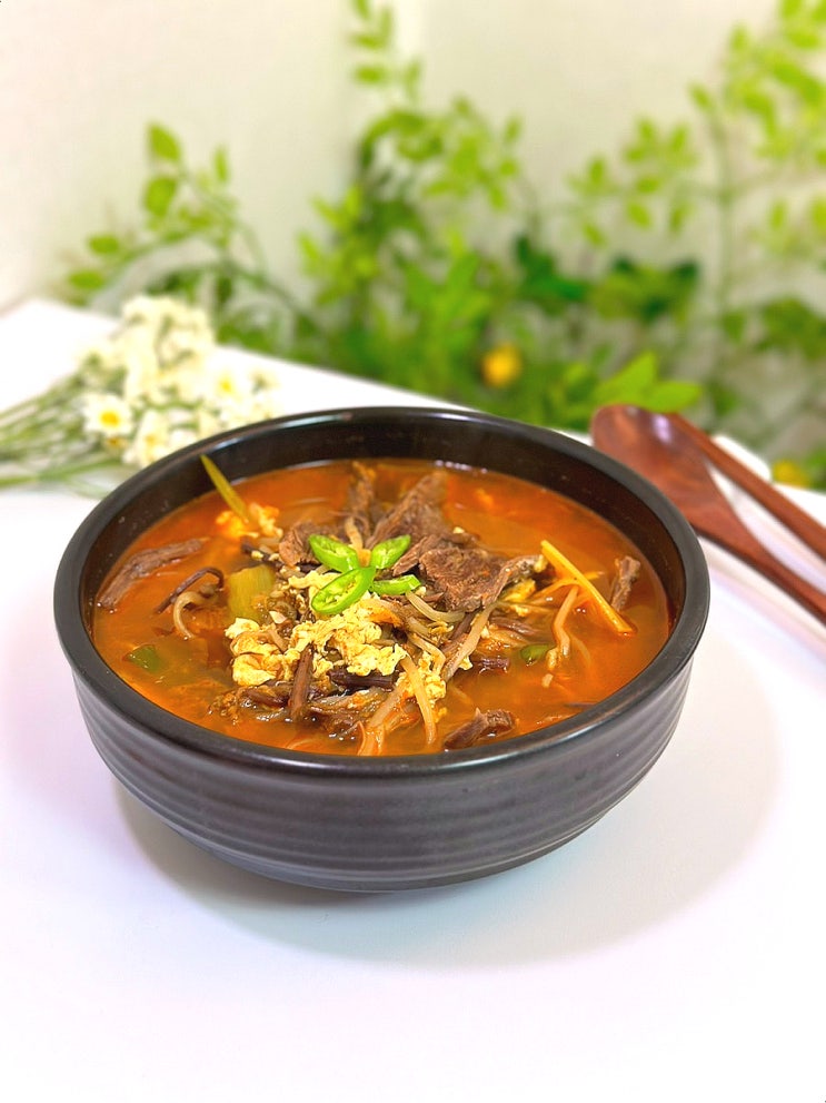 육개장 만드는법 백종원 육개장 끓이는법
