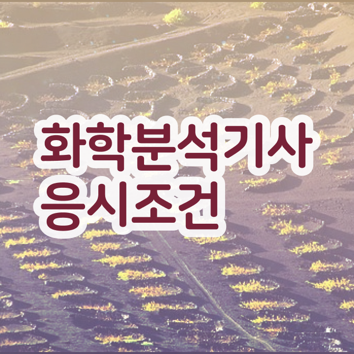  화학분석기사필기cbt 화학분석기사 응시자격 인강만 듣고 5개월 만에 끝낸 팁