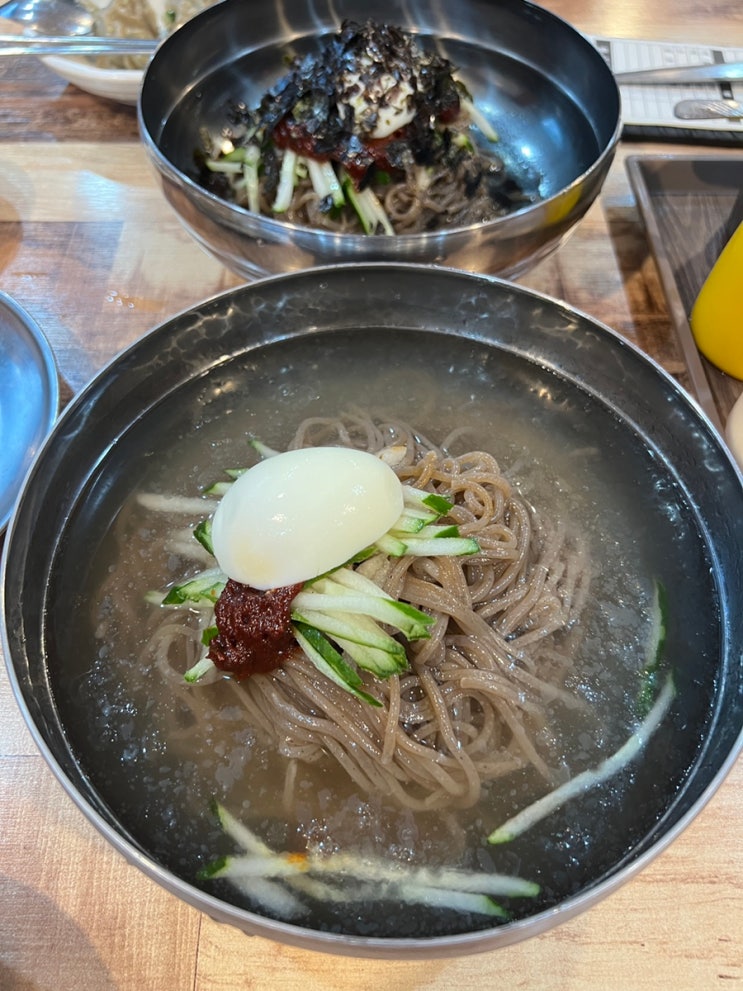  안성베네스트맛집 홍원막국수 안성점 시원한 막국수와 메밀왕만두 짱맛!