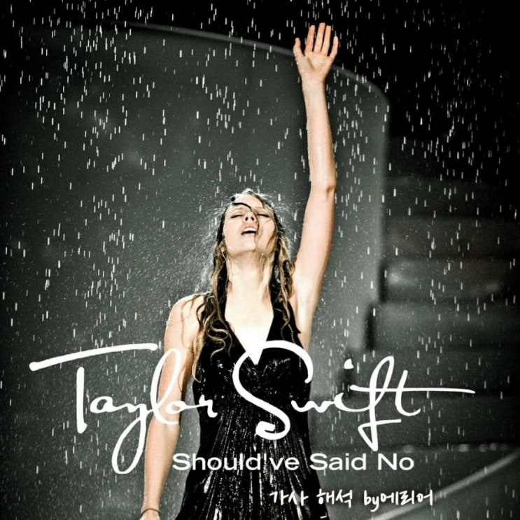 <b>테일러 스위프트</b> Taylor Swift - Should've Said No 가사... 