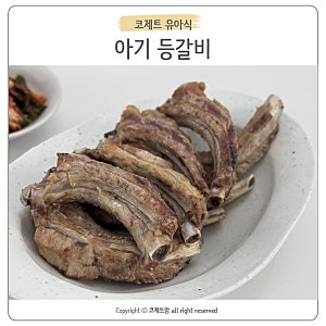 두돌아기 유아식 반찬 아기등갈비 구이 레시피