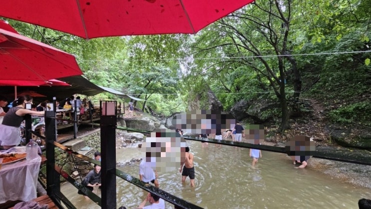  당일치기 계곡 물놀이 여기, 송추계곡 장흥계곡집