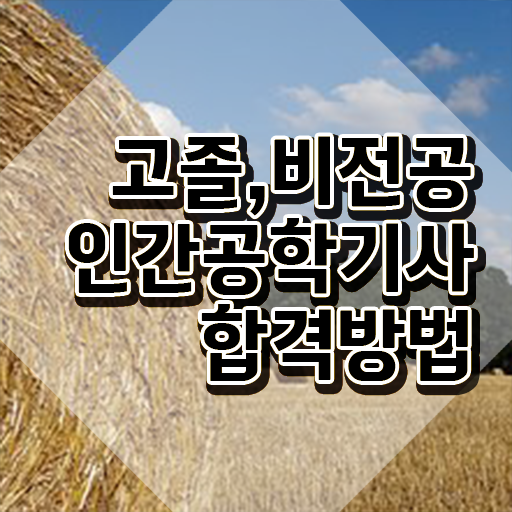  인간공학기사 필기시험일정 인간공학기사 응시조건 독학으로 4달 안에 끝낸 전략