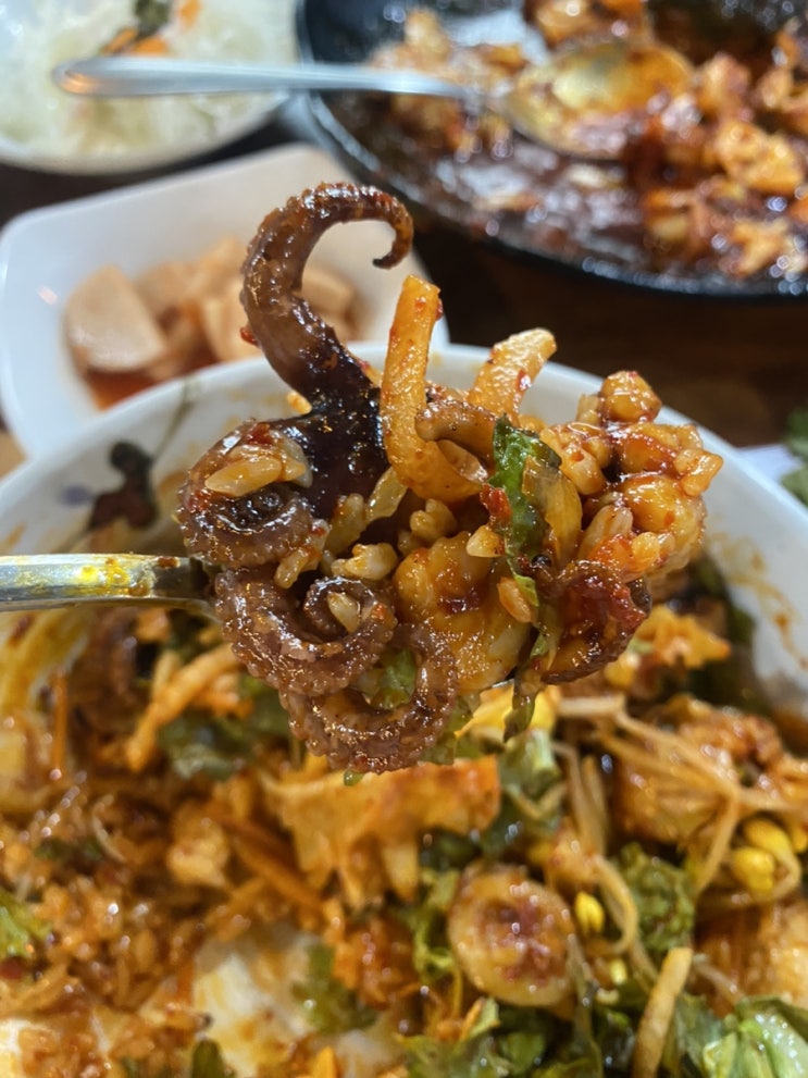  강화도맛집 장흥리식당 쭈꾸미 볶음과 돈까스 굿?