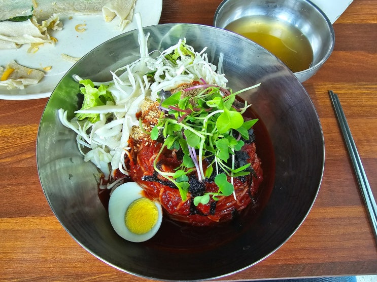  수지 신봉동 외식타운 맛집 봉평 현대막국수 먹고 고기리 계곡으로