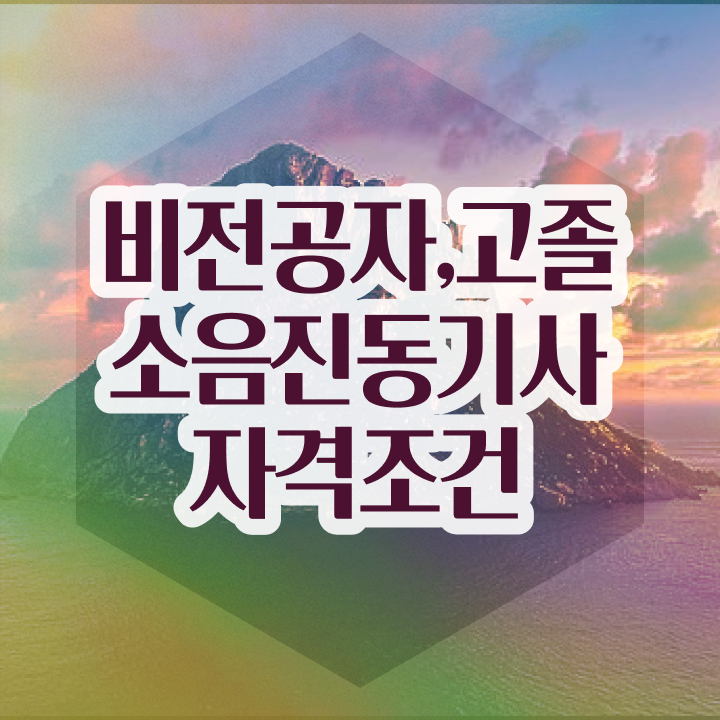  소음진동기사 응시조건 집에서 온라인으로 간단하게 완료한 비법