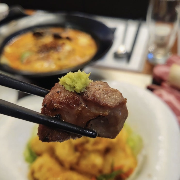  광교 갤러리아 맛집 냄새 없는 양고기는 화로양미