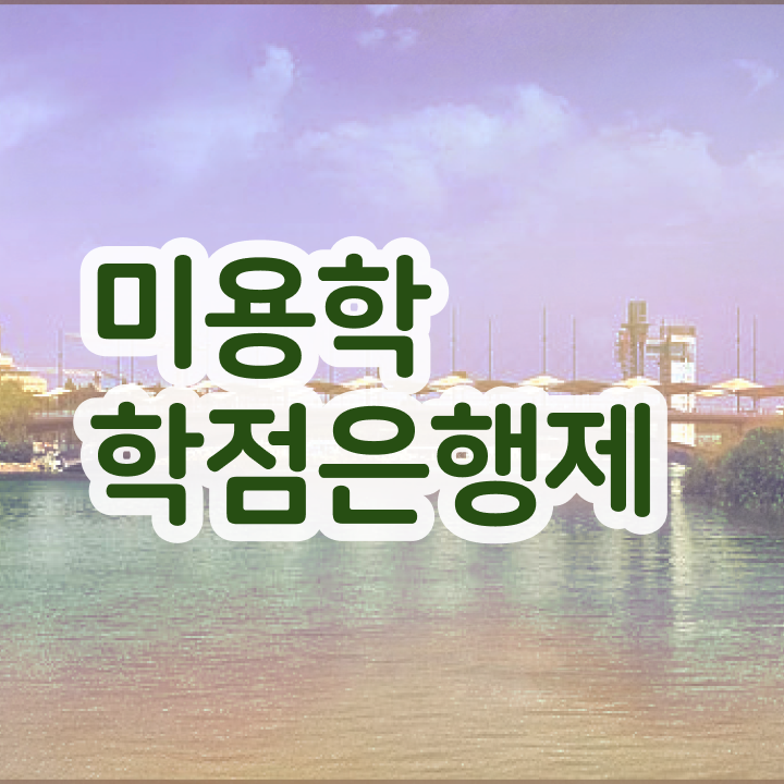  이용사 실기 , 7개월 만에 종합미용면허증 준비할 수 있었어요