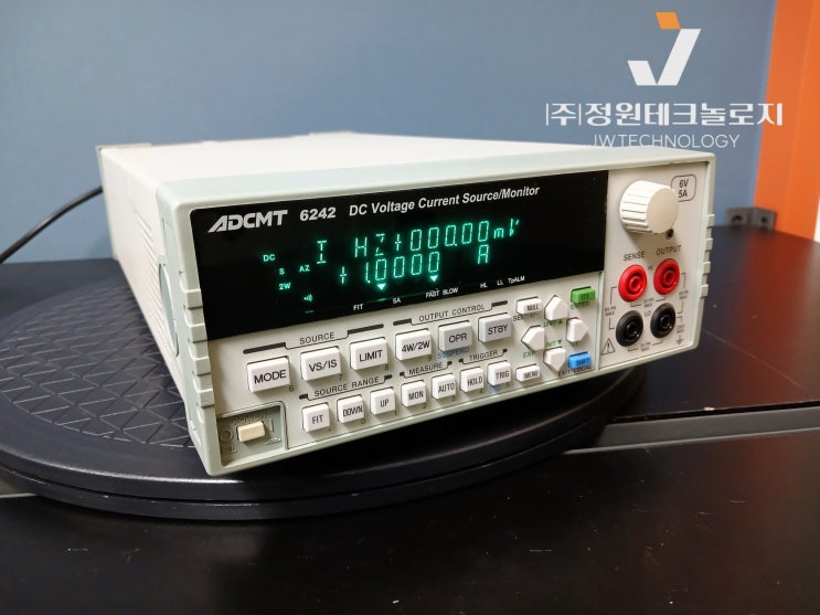  6242 전압/전류 소스모니터 ADCMT DC Voltage Current Source/Monitor 렌탈 및 판매-정원테크놀로지