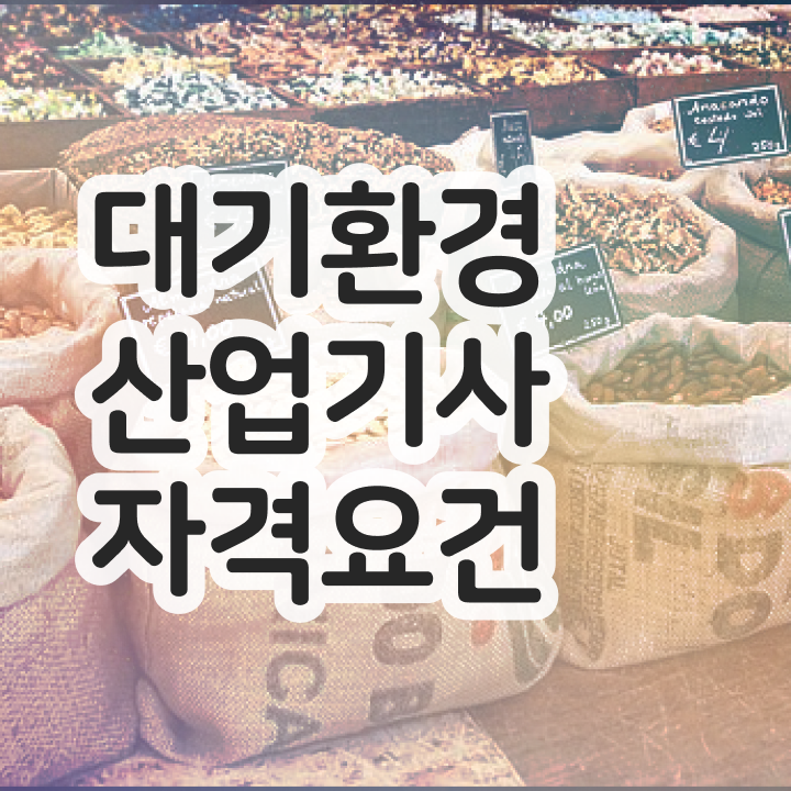  대기환경산업기사 응시조건 독학으로 1학기 만에 성공한 과정