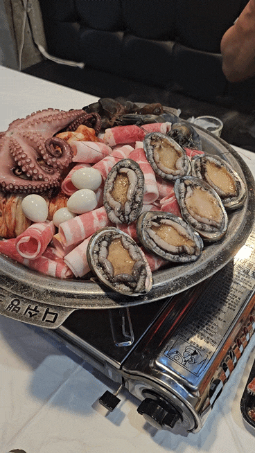  여수 낭만포차 맛집 '삼합싸다구'