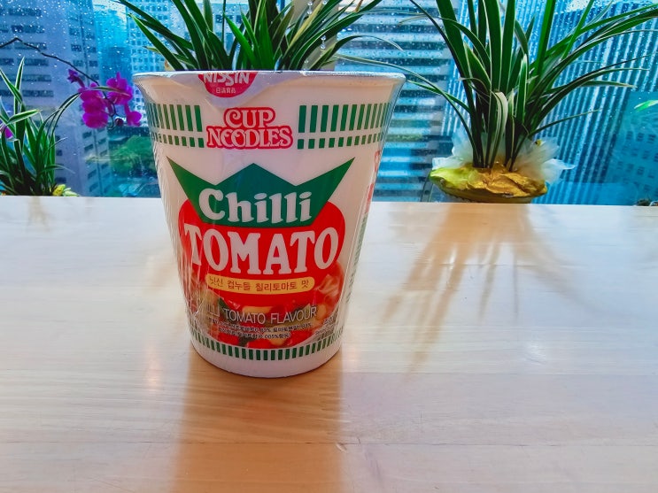  컵라면 리뷰 50 - 닛신 컵누들 칠리토마토 맛 국내정발