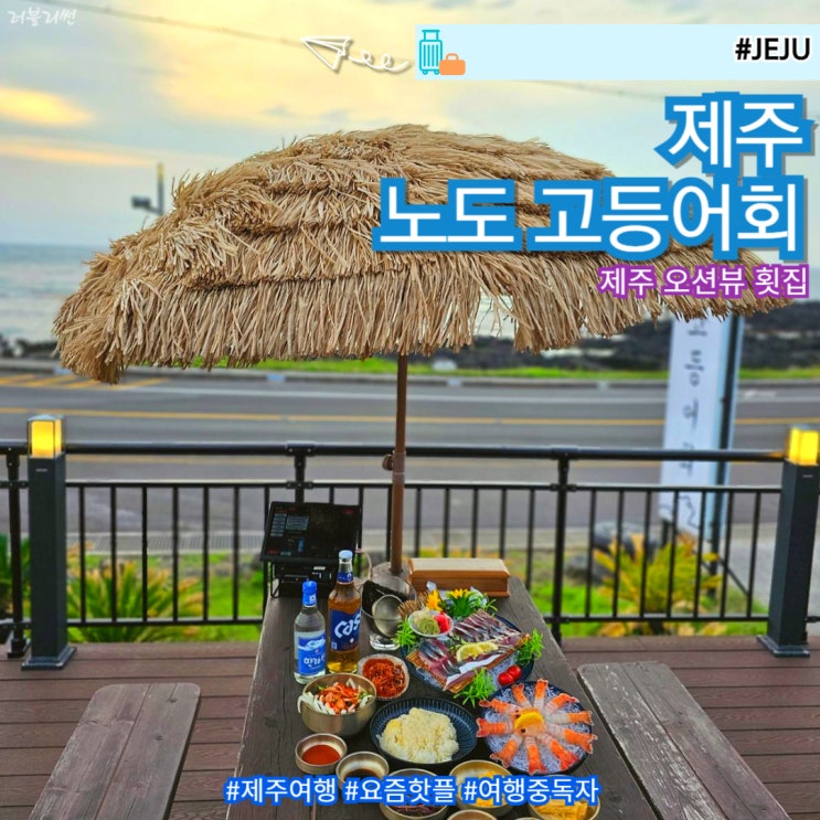  제주동문시장 근처 회 맛집 노도 고등어회