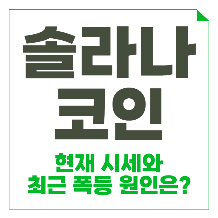 <b>솔라나</b> 코인 전망, 현재 시세와 최근 <b>폭등</b> 원인은?
