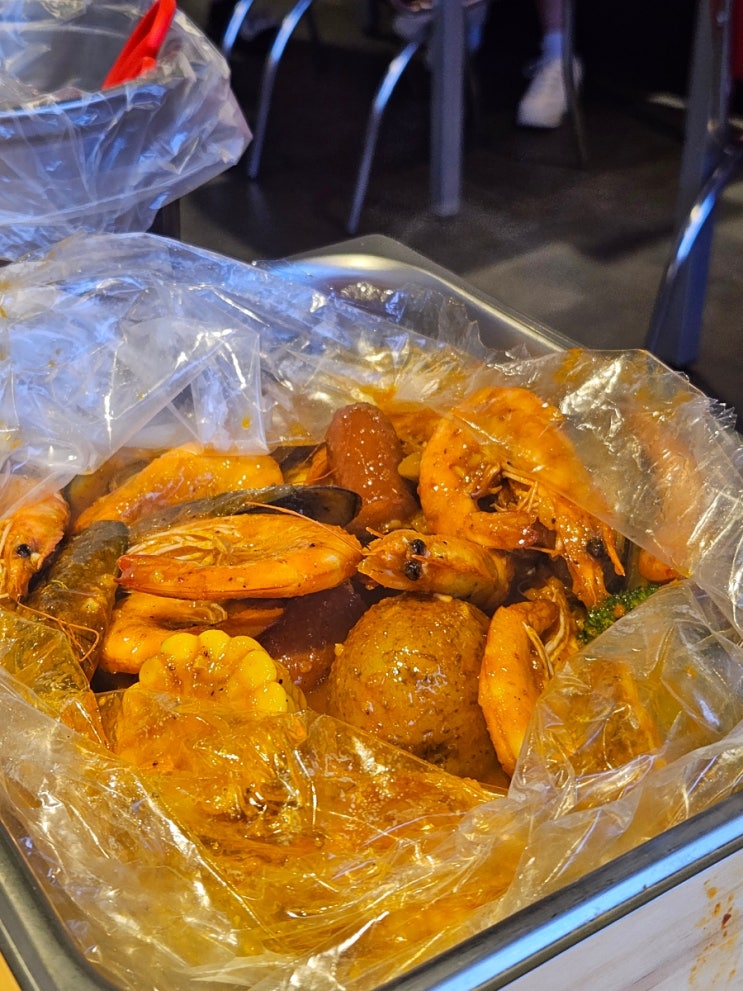  서울 압구정 보일링크랩 맛집 쇼미더크랩