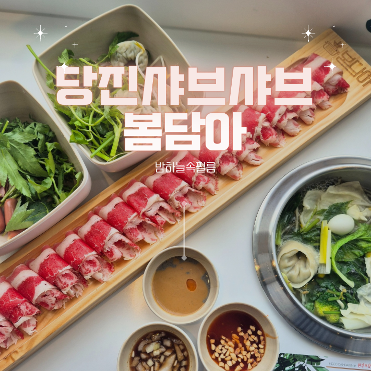  당진 대덕동 샤브샤브맛집 무한리필 - "봄담아"