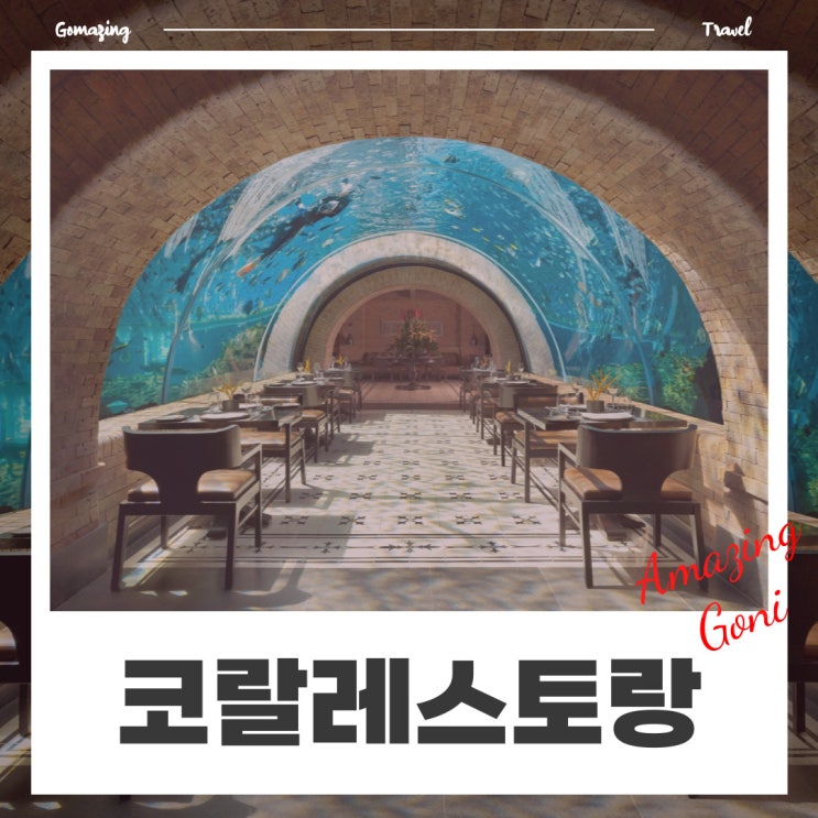더 아푸르바 캠핀스키 투숙객이라면 디파짓없이 코랄 레스토랑 아쿠아리움 터널테이블 예약가능! (feat. 메뉴) 더 아푸르바 캠핀스키 투숙객이라면 디파짓없이 코랄 레스토랑 아쿠아리움 터널테이블 예약가능! (feat. 메뉴)