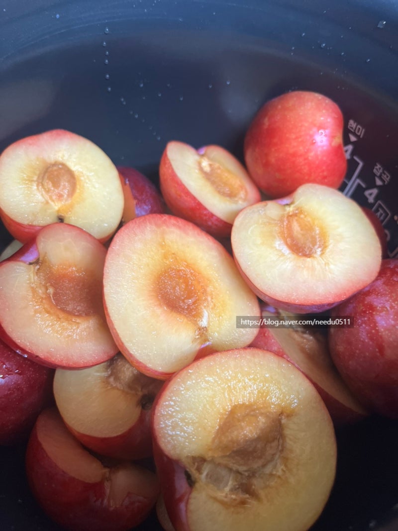 맛없는 자두 활용! 자두쨈 만들기 ! (전기밥솥 요리)