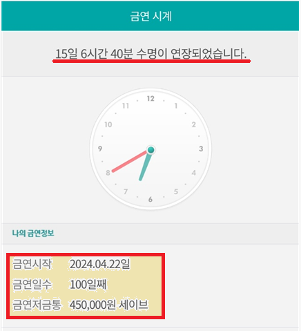  금연일기(금연 100일차, 금주 금커피 73일차)