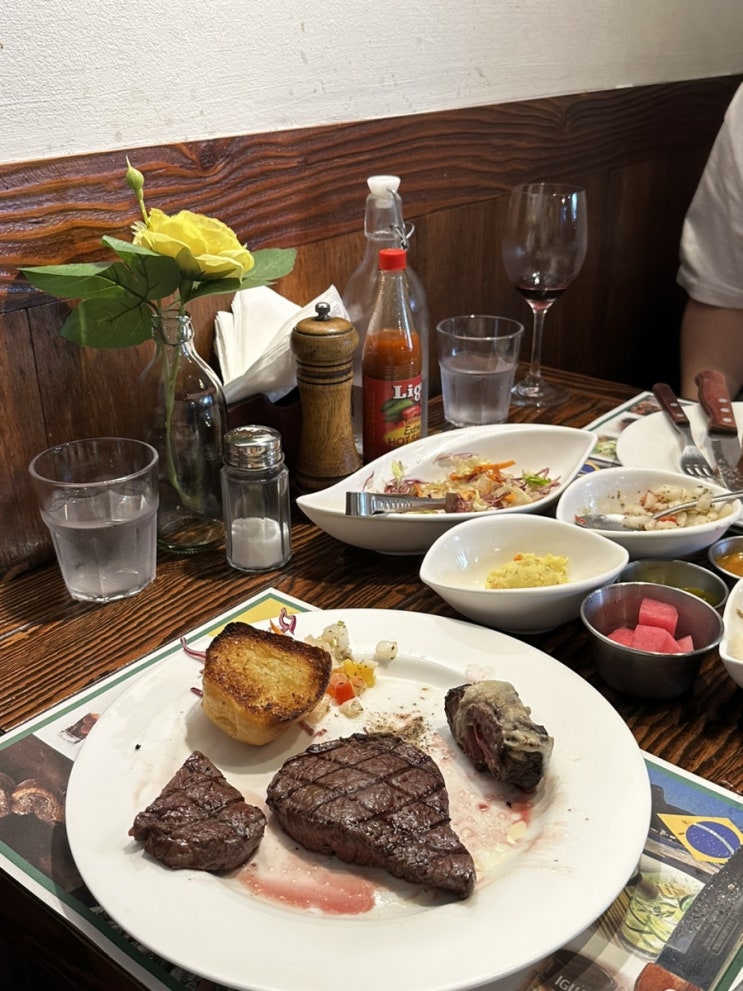  신촌 스테이크 이빠네마그릴 슈하스코 무한리필 데이트 맛집