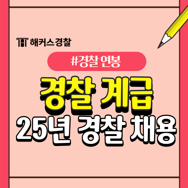  경찰 연봉, 경찰관 계급과 경찰공무원 응시자격 군대까지 알아보자!