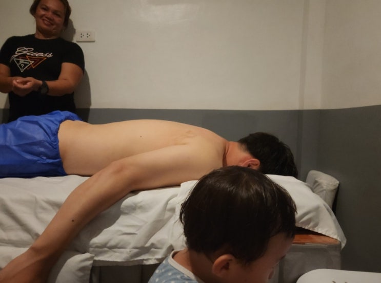  아이와 함께한 필리핀 보홀 여행 급 예약한 마사지샵 (공항픽업 해주는 필리핀 보홀 팡라오 마사지샵 연스파)