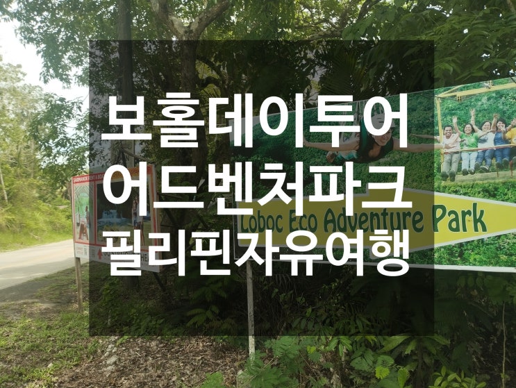  필리핀 보홀 액티비티 짚라인 아이들과 가볼만한 곳 자유여행 어드벤처파크