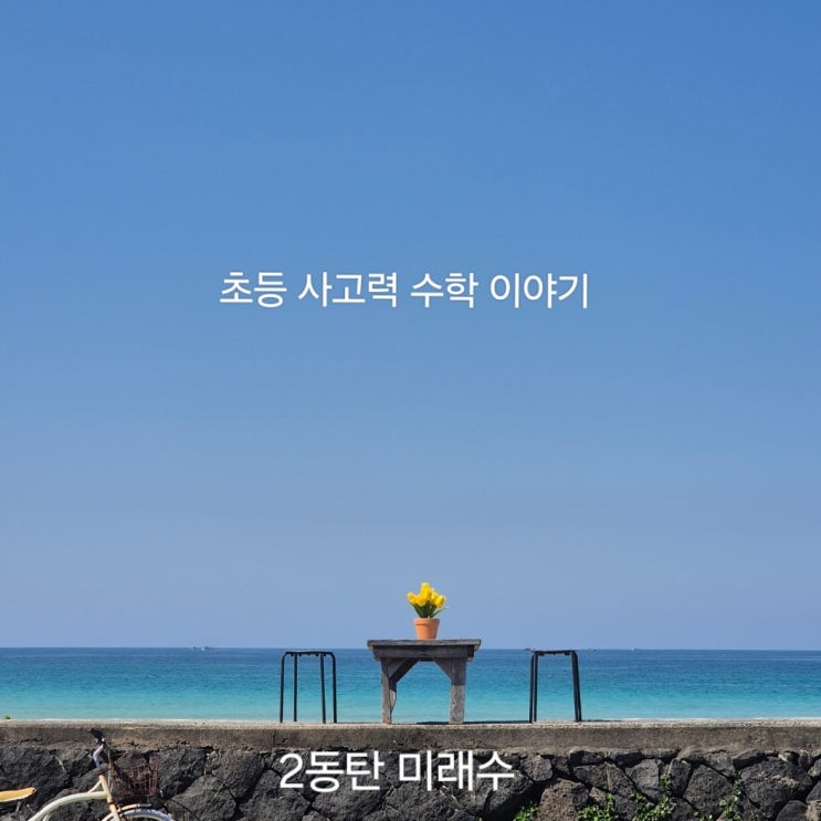  남동탄 서연초,이솔초 사고력 수학이 왜 필요할까?