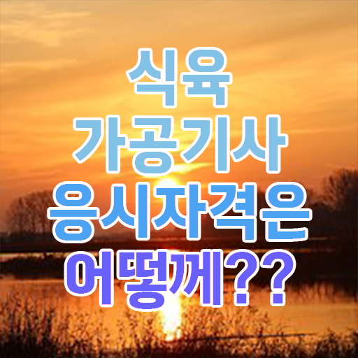  식육가공기사 응시조건 집에서 온라인으로 빠르게 준비한 과정