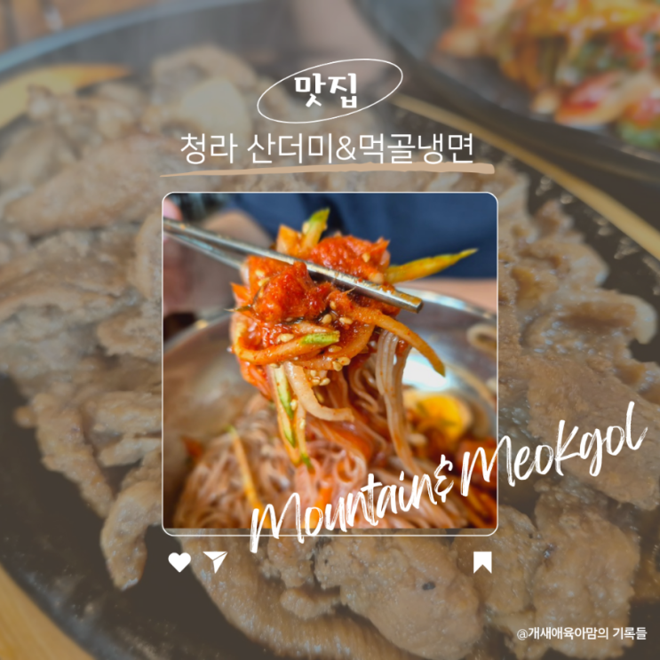 청라회식으로 손꼽히는 산더미 먹골냉면에서 점심특선 먹은 후기 청라회식으로 손꼽히는 산더미 먹골냉면에서 점심특선 먹은 후기
