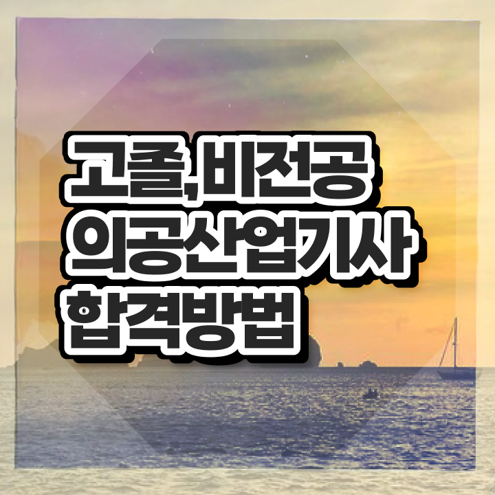  의공산업기사 취득자격 인강만 듣고 간단하게 완료한 후기
