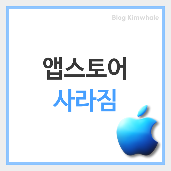  아이폰 아이패드 App Store 앱스토어 사라짐 해결팁 3가지
