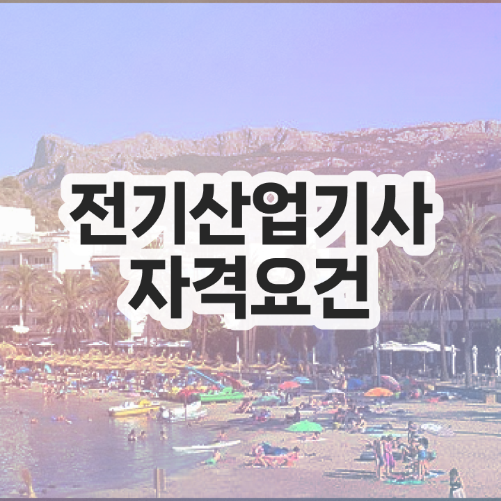  소방전기산업기사 전기산업기사 자격요건 온라인 수업으로 4개월 만에 완료한 비법