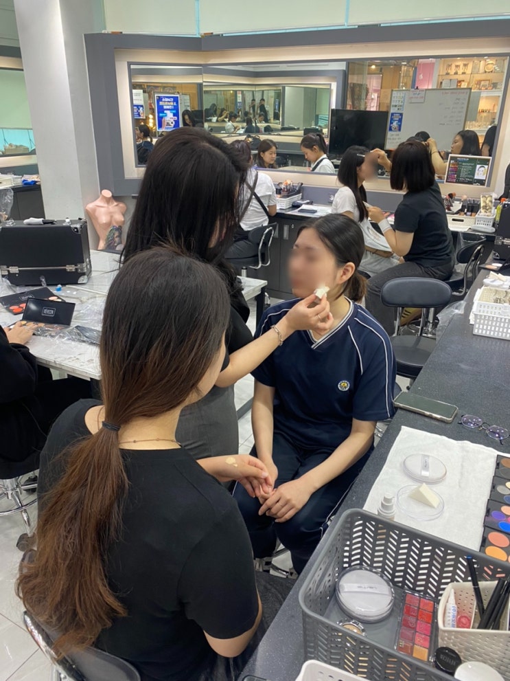  메이크업국가자격증 필기 실기 수업기간 후기 정리