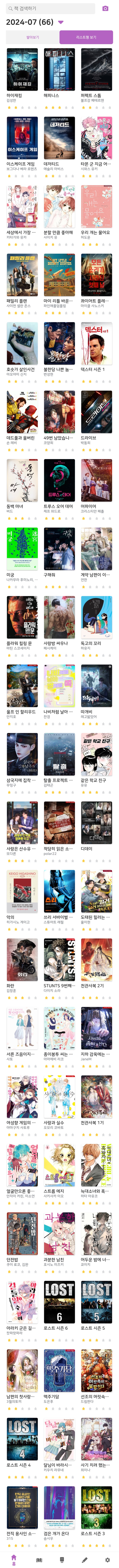  문화생활 <2024년 07월 결산>