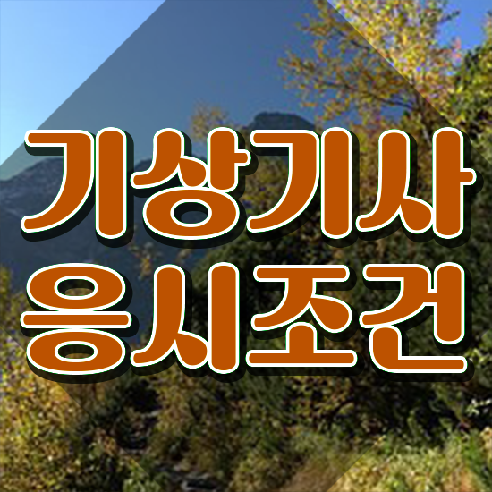 기상기사 시험 접수 기상기사 시험자격 온라인으로 5달만에 준비한 전략