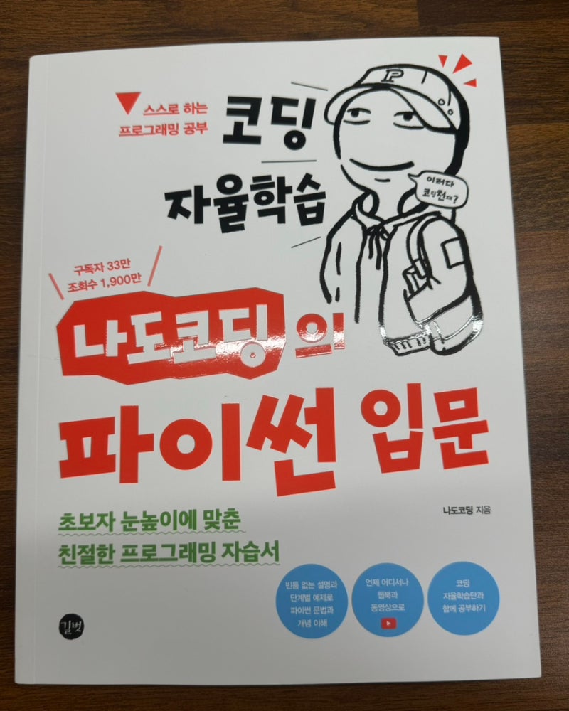 내돈내산 비전공자 파이썬 기초 독학 책 추천