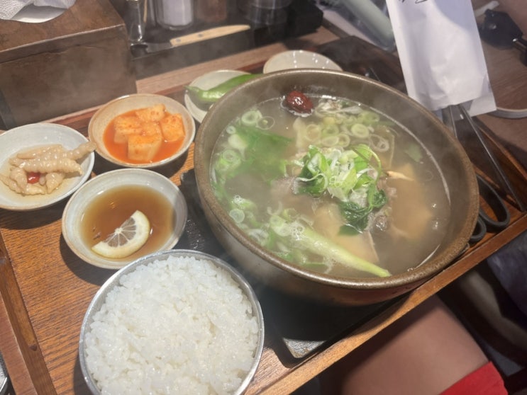  [부전시장 맛집] 국물이 깊고 고기가 가득한 서면밥집 강갈비탕