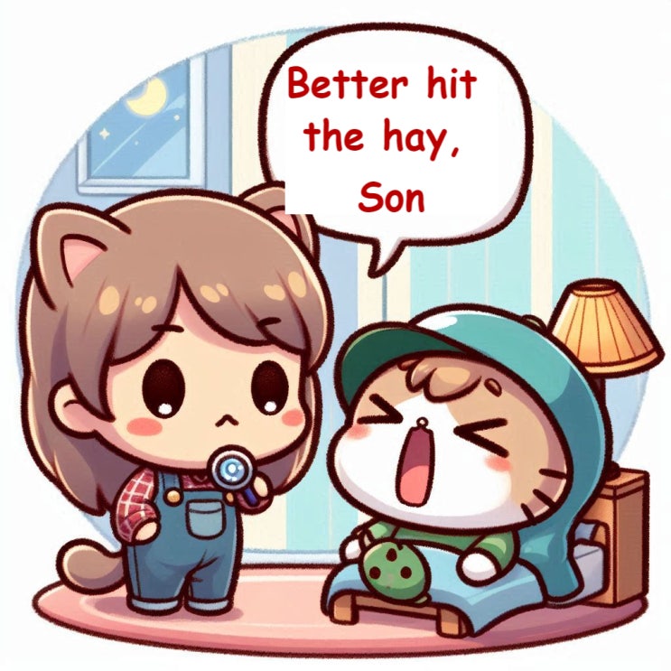  Hit the hay의 뜻, 자러 가다를 의미하게 된 유래
