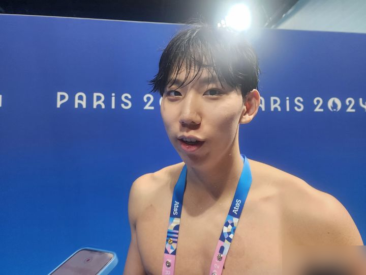 <b>조성재</b>, 2024 파리 올림픽 평영 200m 예선 1위 통과