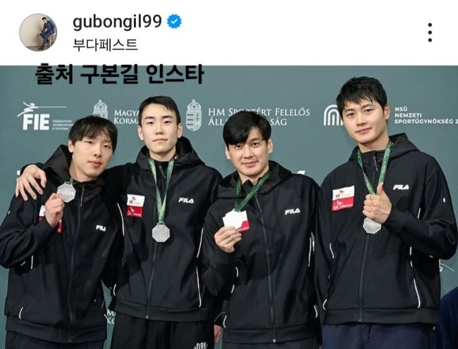 펜싱 사브르 단체 구본길 <b>오상욱</b> 박상원 도경동 선수 나이... 