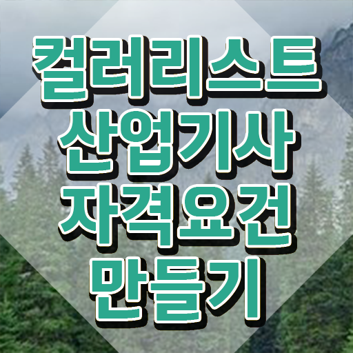  컬러리스트 산업기사 조건 컬러리스트산업기사 시험자격 인강으로 5달만에 성공한 팁