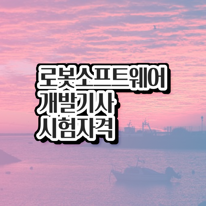  로봇소프트웨어개발기사 자격요건 인강으로 4달 안에 성공한 방법