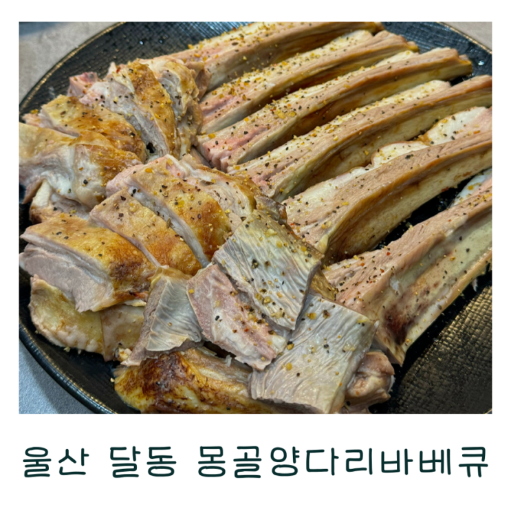  울산 달동 양고기 맛집 몽골양다리바베큐 예약필수 찐맛집 추천